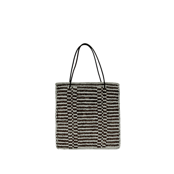 Small Tic-Tac Tote Bag - Gray/Black – House of Cardoon