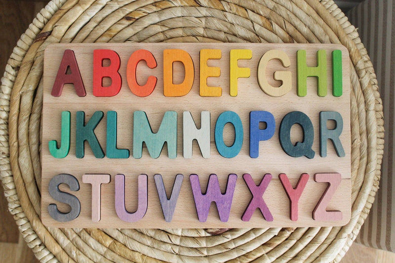 Rainbow Alphabet Puzzle