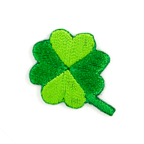 Four Leaf Clover Embroidered Sticker Patch