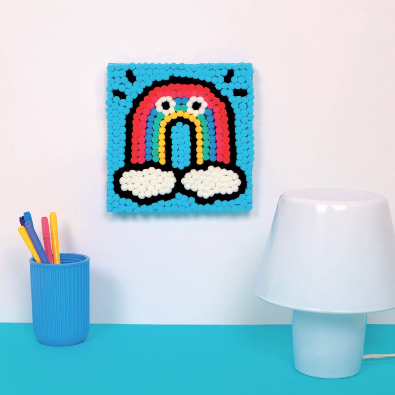 Rainbow Pom Pom Art Kit