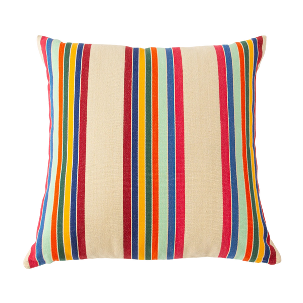 Cranberry Stripe Pillow