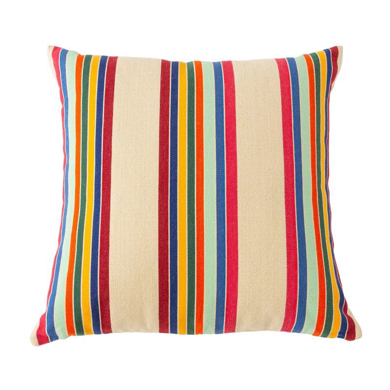 Cranberry Stripe Pillow