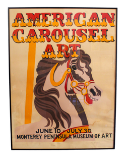 American Carousel Art Exhibition Poster