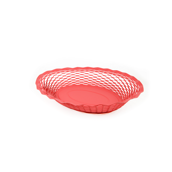 Metal Oval Food Basket - Matte