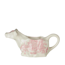 Pink Asiatic Pheasants Cow Creamer -  Boxed