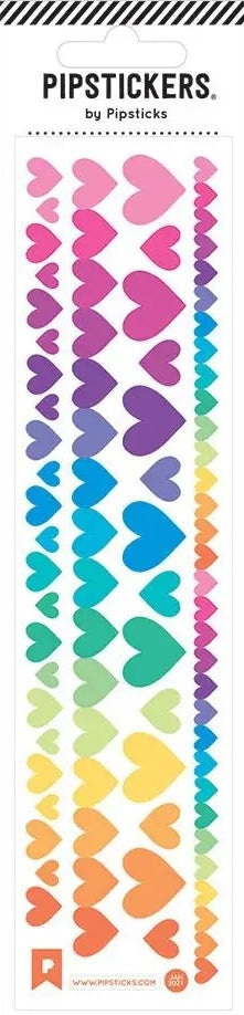 Prismatic Hearts Stickers