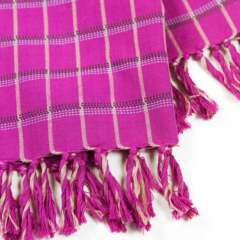 San Lucas Plaid Pink Kitchen Towel