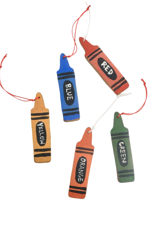 Ceramic Crayon Ornament