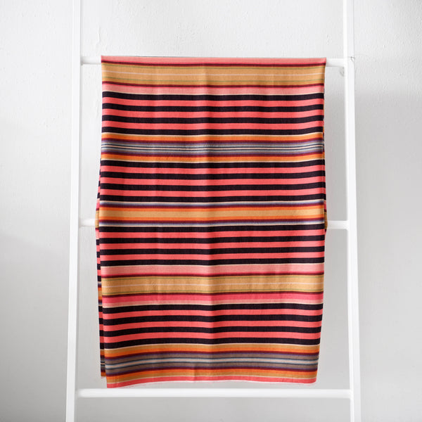 Desert Shawl - Charcoal Stripe