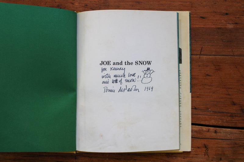 Joe and the Snow by Tomie De Paola (1968, Signed)