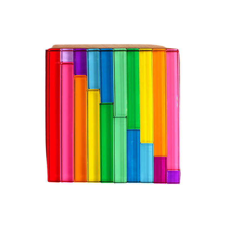 Rainbow Acrylic Blocks Set