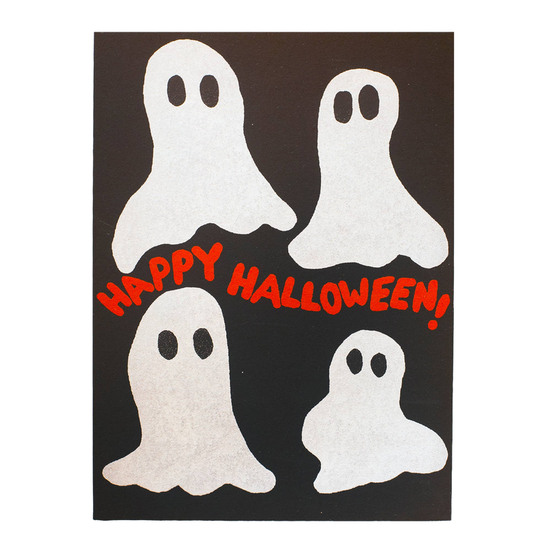 Halloween Ghosts Card