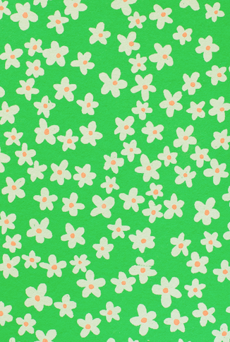 Green Daisies Card