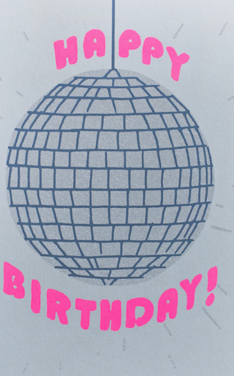 Birthday Disco Card