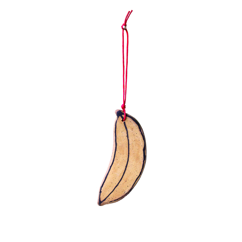 Ceramic Banana Ornament