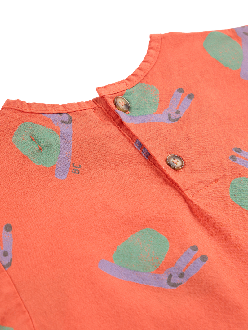 Funny Snail Woven Blouse