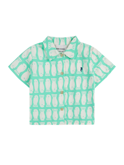 Lucky Fish Woven Baby Shirt