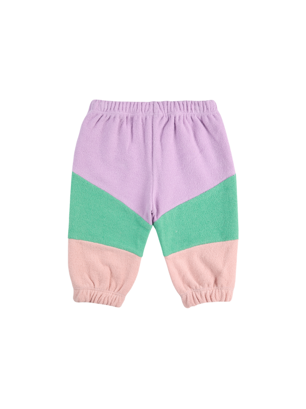 Lila Color Block Jogging Pants