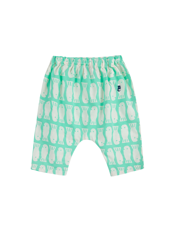 Lucky Fish Woven Harem Pants