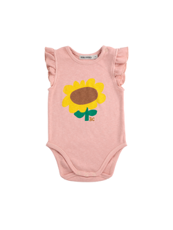 Sunflower Ruffled Onesie