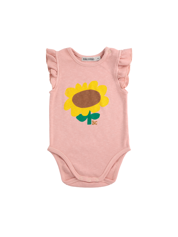 Sunflower Ruffled Onesie