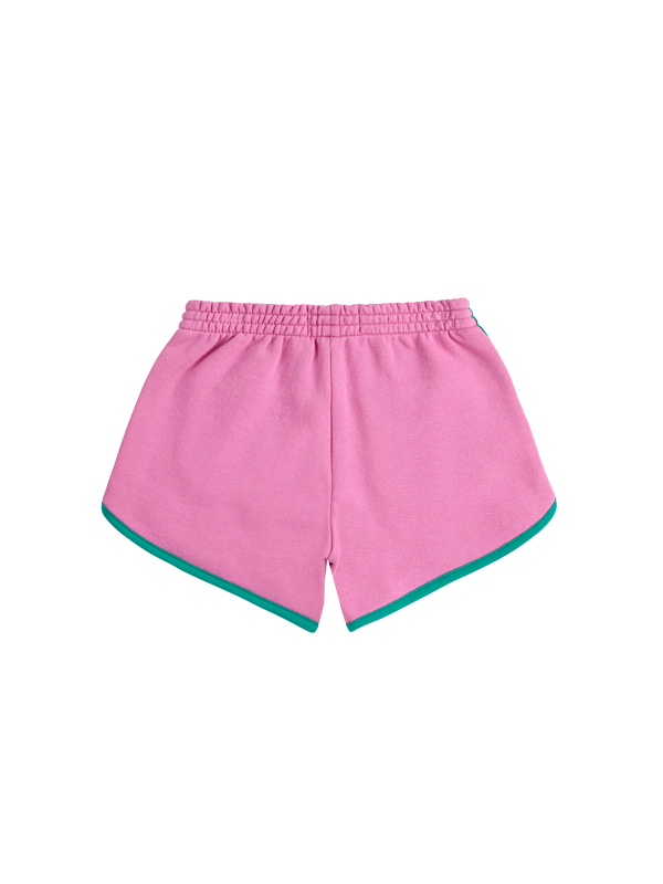 Pink Color Block Shorts