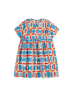 Geometric Game Woven Dress