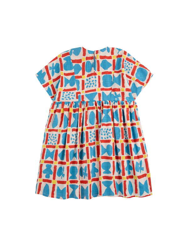 Geometric Game Woven Dress