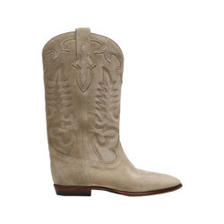 Midnight Suede Cowboy Boots -  Desert