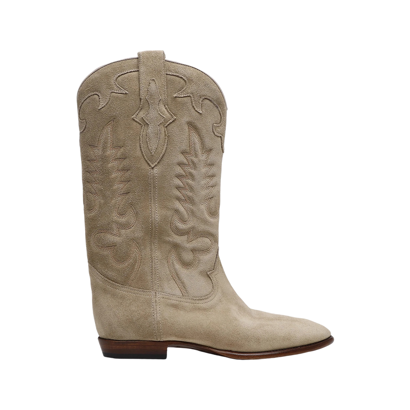 Midnight Suede Cowboy Boots -  Desert