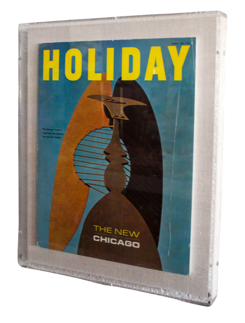 Framed Holiday Magazine Cover - March 1967, "Chicago"