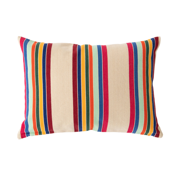 Cranberry Stripe Pillow