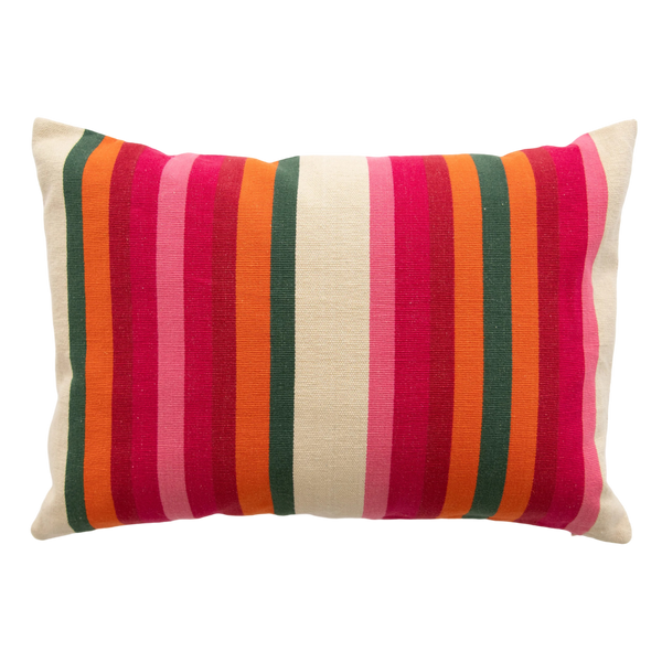 Olive & Rosa Stripe Pillow