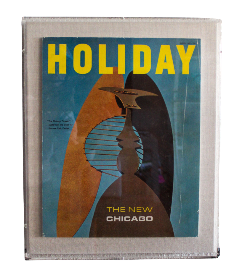 Framed Holiday Magazine Cover - March 1967, "Chicago"