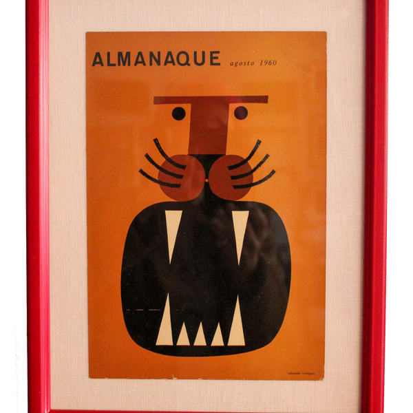 2024 Poster Art Cover Almanaque 1960 by Sebastiao Rodrigues Edited.