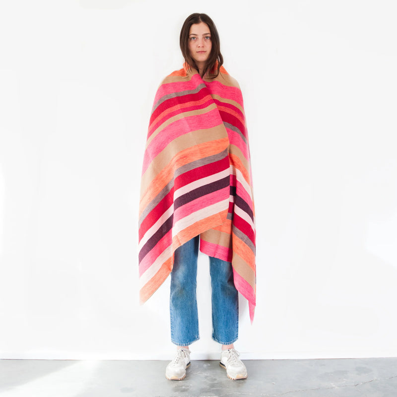 Desert Shawl - Camel Stripe