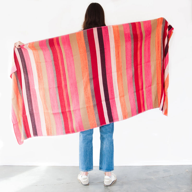 Desert Shawl - Camel Stripe