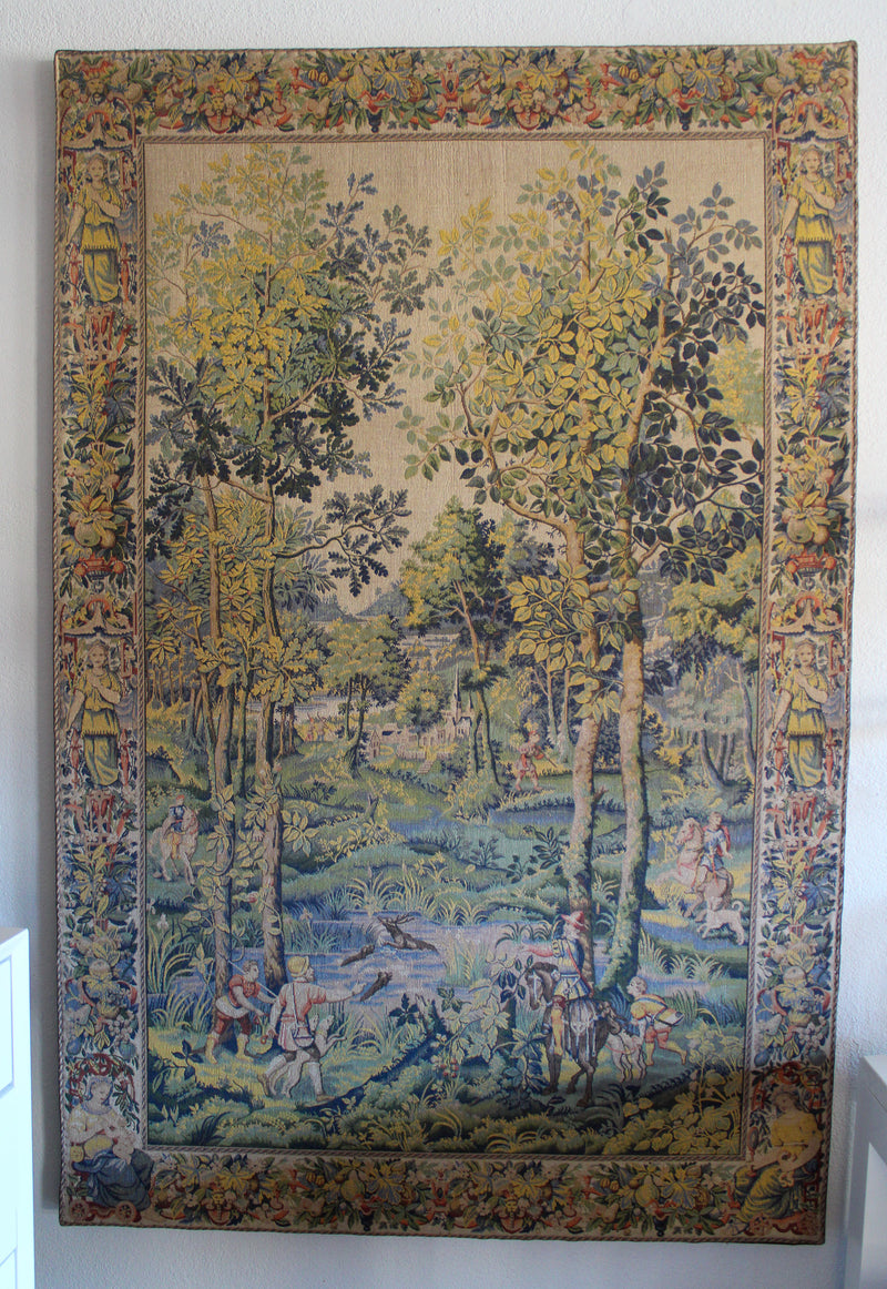 Belgian Hand Loomed Renasissance style tapestry, after XVIII century