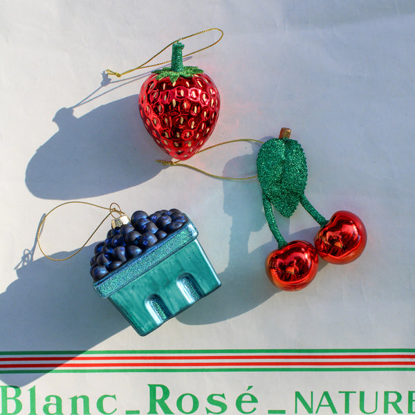 Farmstand Blueberries Ornament