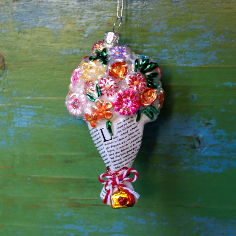 Floral Delivery Ornament