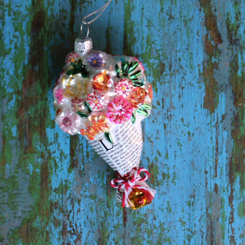 Floral Delivery Ornament