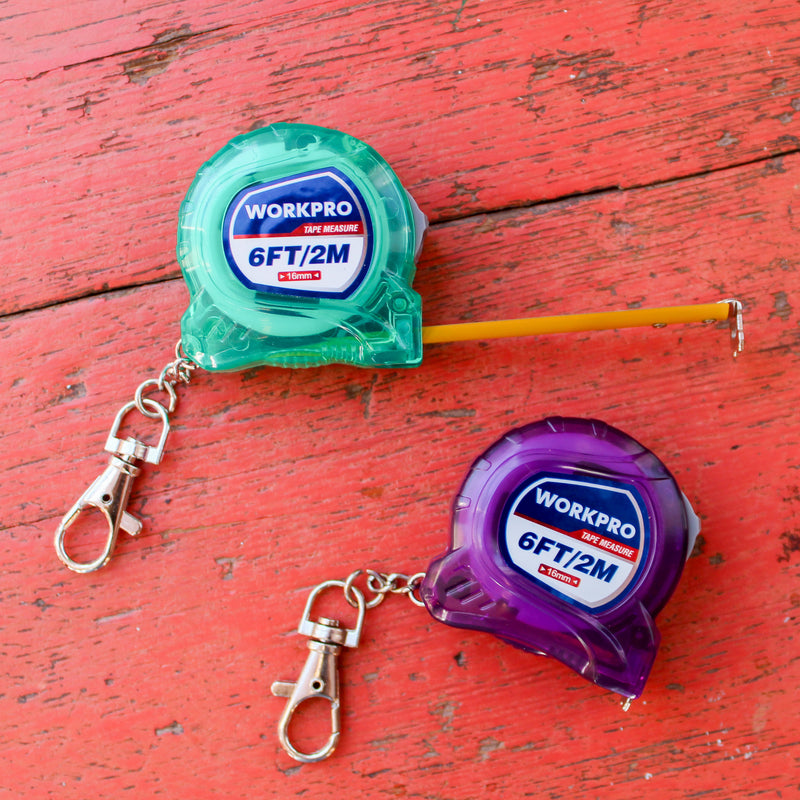 Tape Measure Keychain