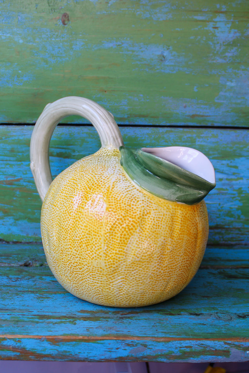 Vintage Lemon/ Grapefruit Figural Pitcher