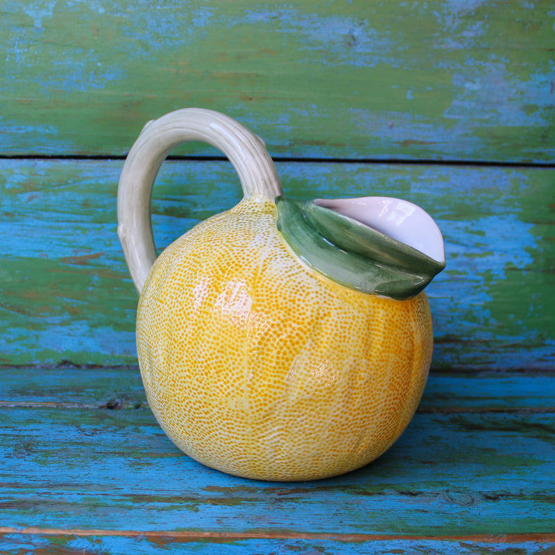 Vintage Lemon/ Grapefruit Figural Pitcher