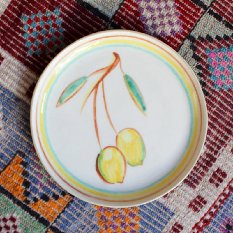 Vintage Winfield Pottery Lemon Pottery Dish