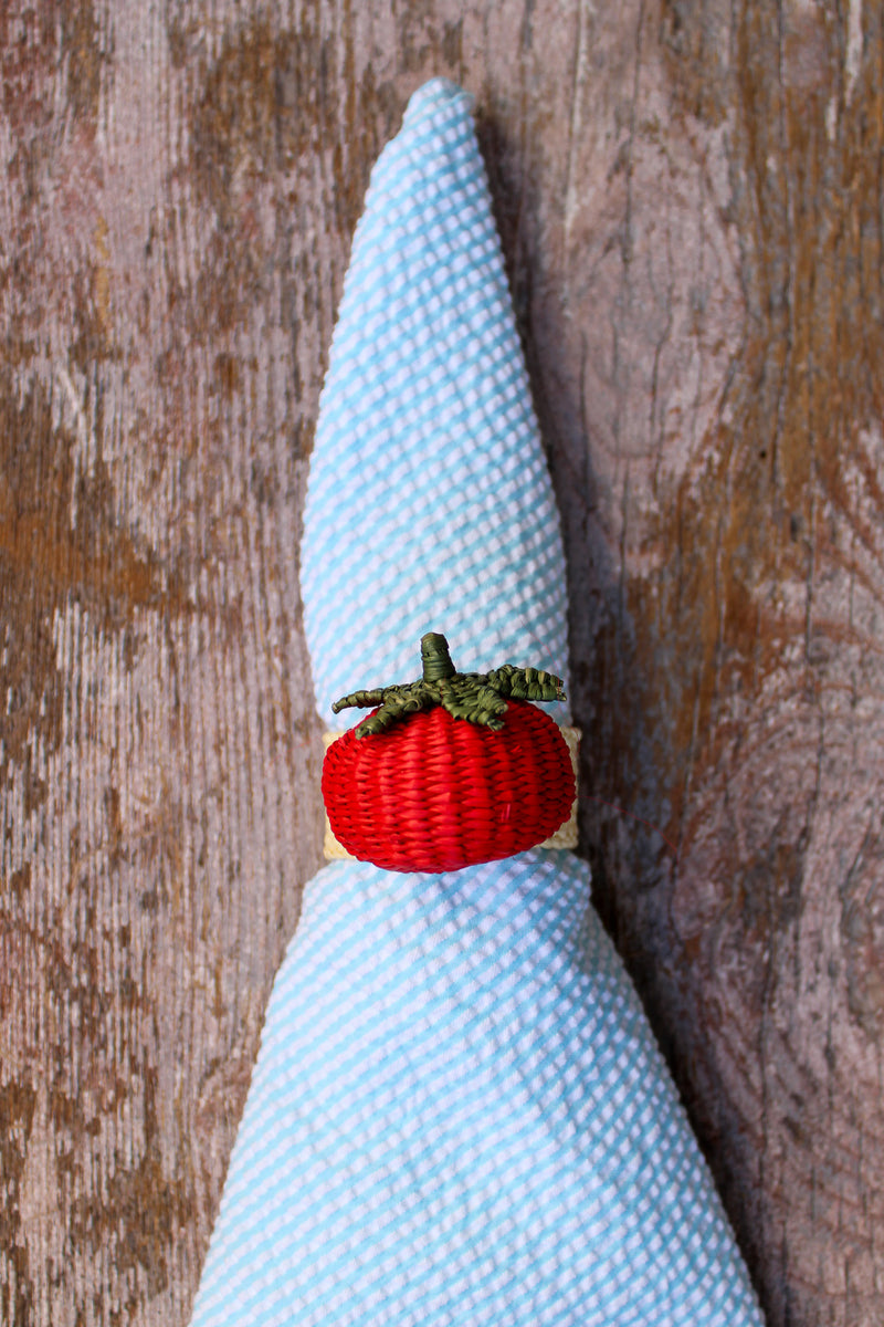 Woven Napkin Ring - Tomato