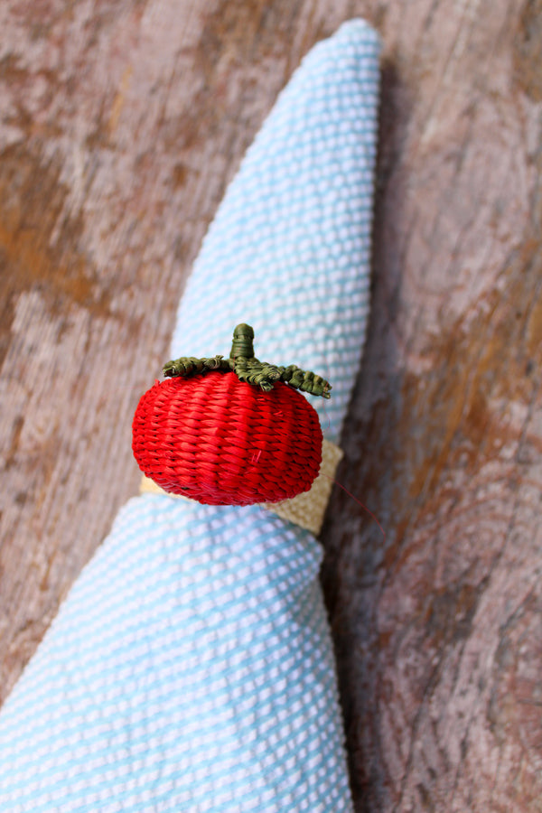 Woven Napkin Ring - Tomato