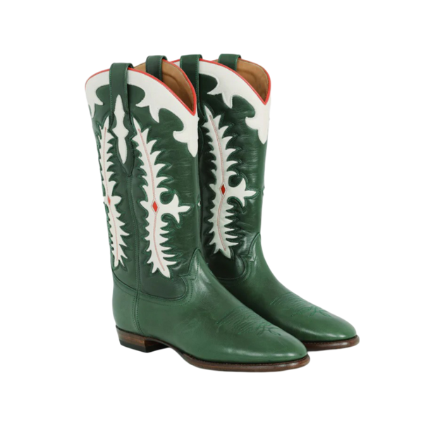 Midnight Texas Cowboy Boots -  Dark Green