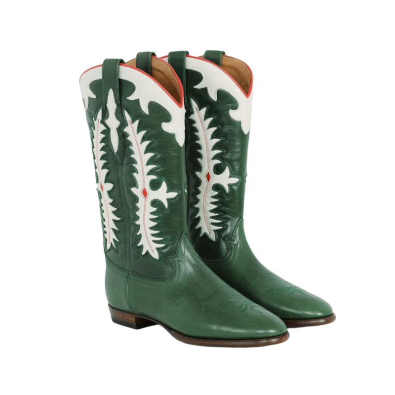 Midnight Texas Cowboy Boots -  Dark Green