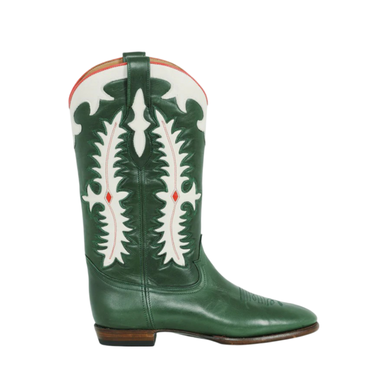 Midnight Texas Cowboy Boots -  Dark Green